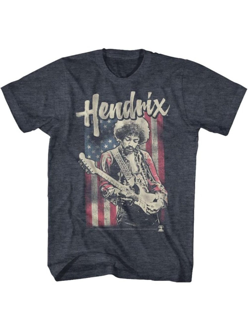 Psychedelic Jimi Hendrix Graphic Tee | Vintage USA Flag T-Shirt | Music Lover